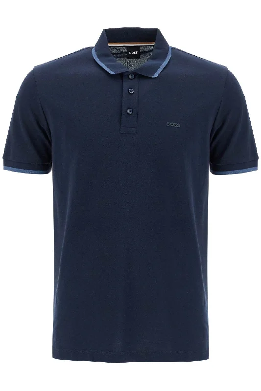 Best Bargains Boss Men's Polo Shirt With Contrasting Edges