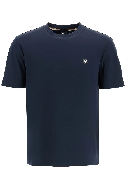 Anniversary Sale Boss Men's T-Shirt With Double Monogram Patch