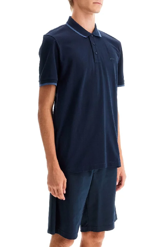 Don't Wait Boss Polo Shirt With Contrasting Edges