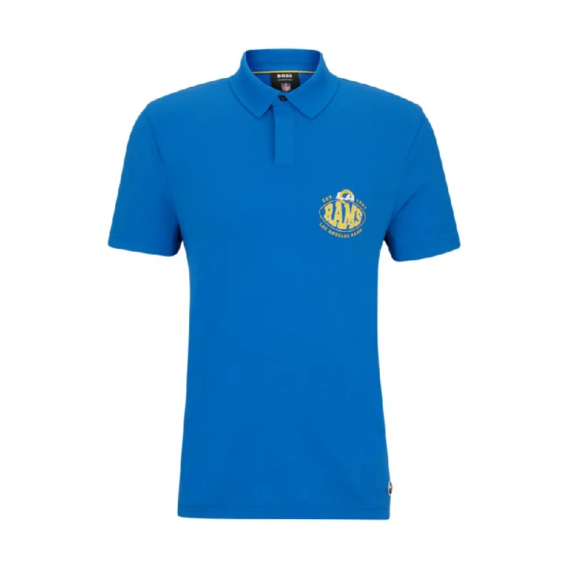 Stock Clearance BOSS x NFL cotton-piqu polo shirt with collaborative branding