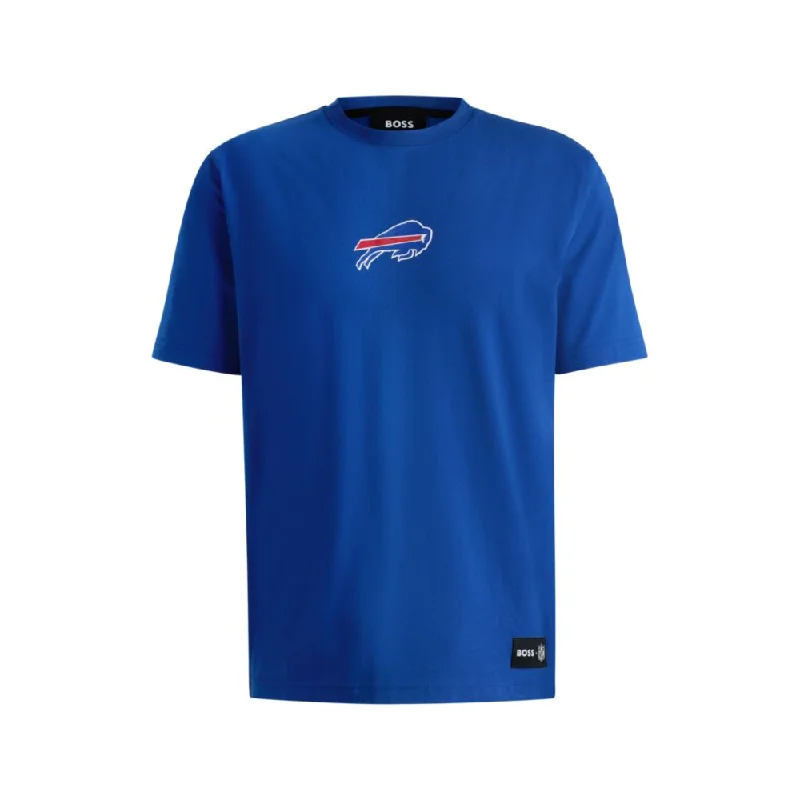 Don't Miss BOSS x NFL stretch-cotton T-shirt with special branding