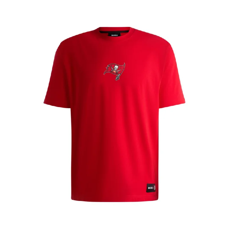 Stock Clearance BOSS x NFL stretch-cotton T-shirt with special branding
