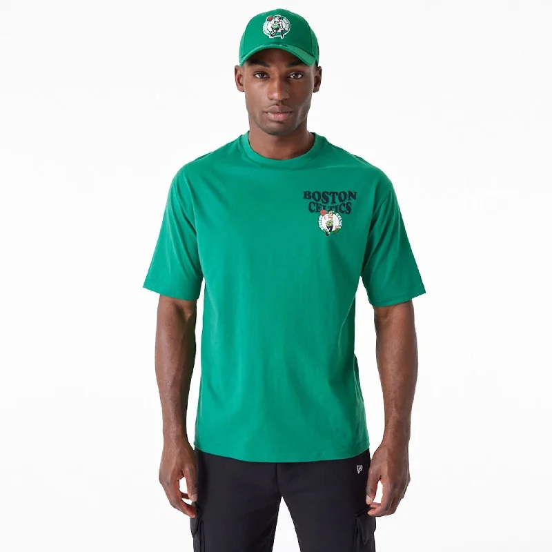 Unbeatable Deal Boston Celtics NBA Script Green Oversized T-Shirt