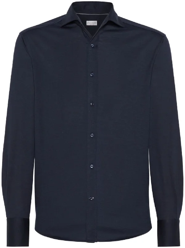 Buy Now Brunello Cucinelli Men's Shirts blue