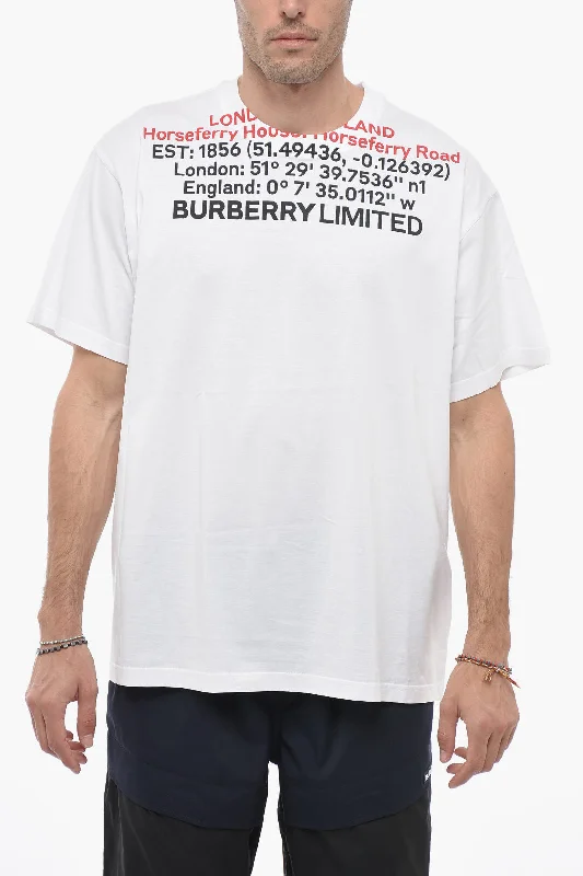 Daily Deals Burberry Crew Neck COORDINATES Printed T-Shirt