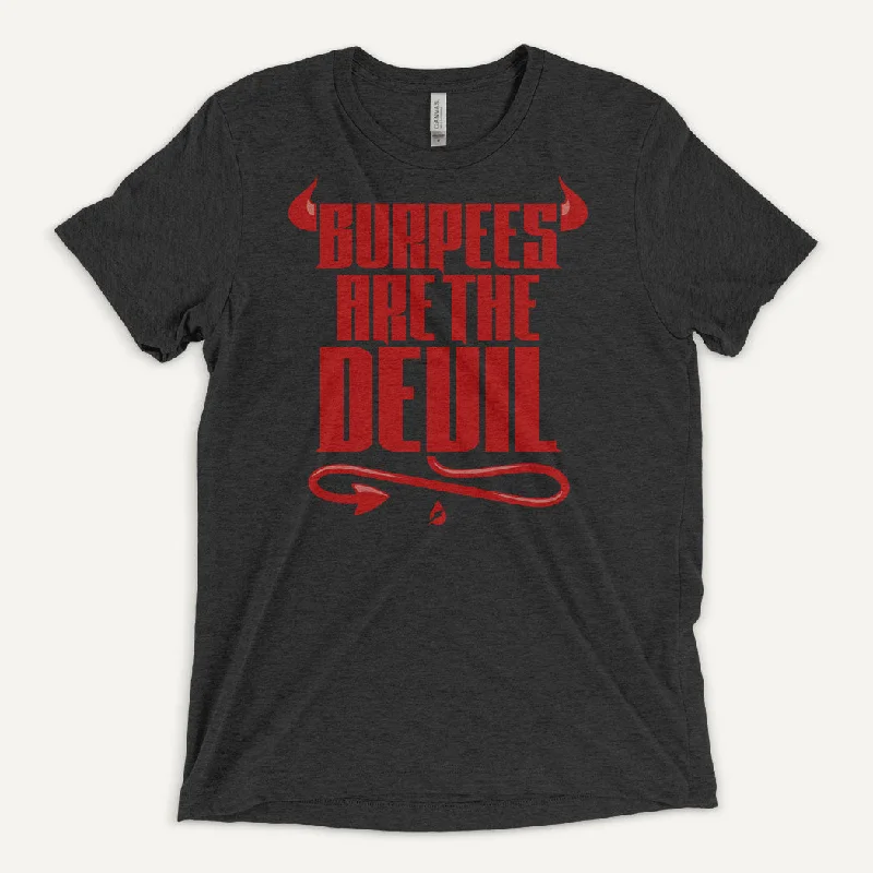 Lowest Rates Burpees Are The Devil Men's Triblend T-Shirt
