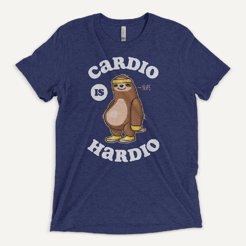 Daily Deals Cardio Is Hardio Men's Triblend T-Shirt