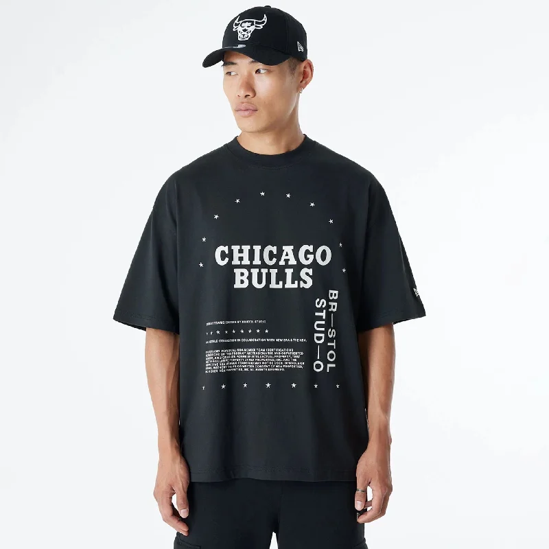 Mega Sale Chicago Bulls Bristol Studio x NBA Black Oversized T-Shirt