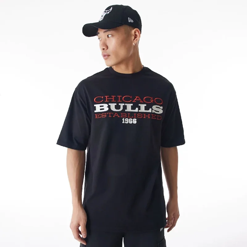 Savings Soar This Weekend Chicago Bulls NBA Lifestyle Black T-Shirt