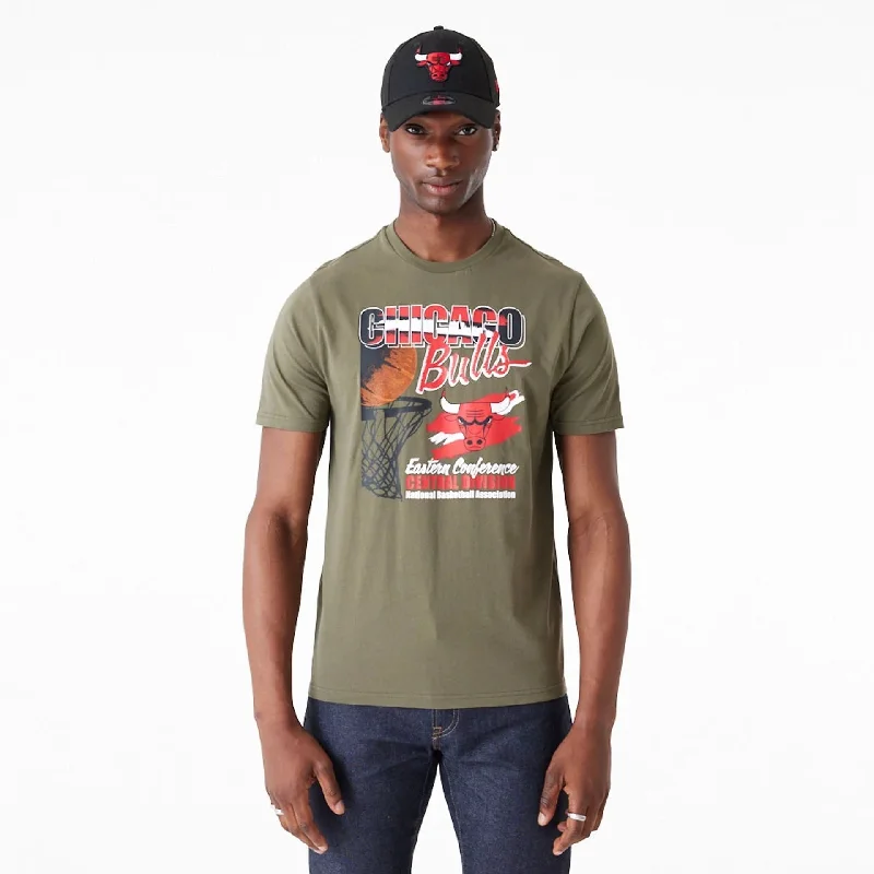 Value Deals Chicago Bulls NBA Player Graphic Green T-Shirt