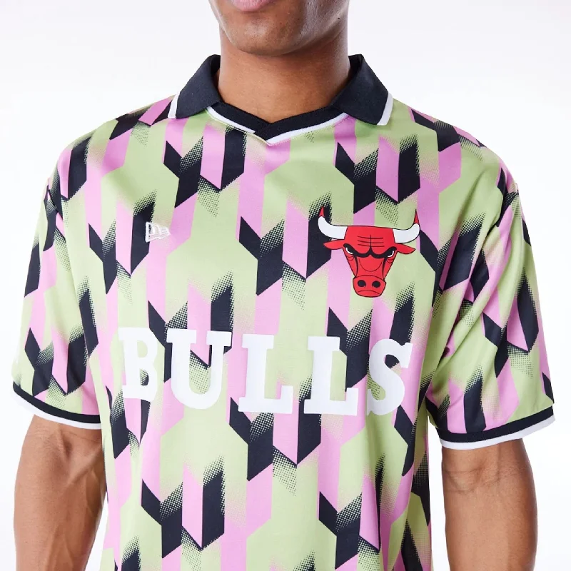 Overstock Clearance Chicago Bulls NBA Soccer Pastel Green T-Shirt
