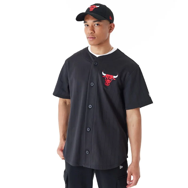 Weekend Bargains to Snag Chicago Bulls NBA Team Logo Black Jersey