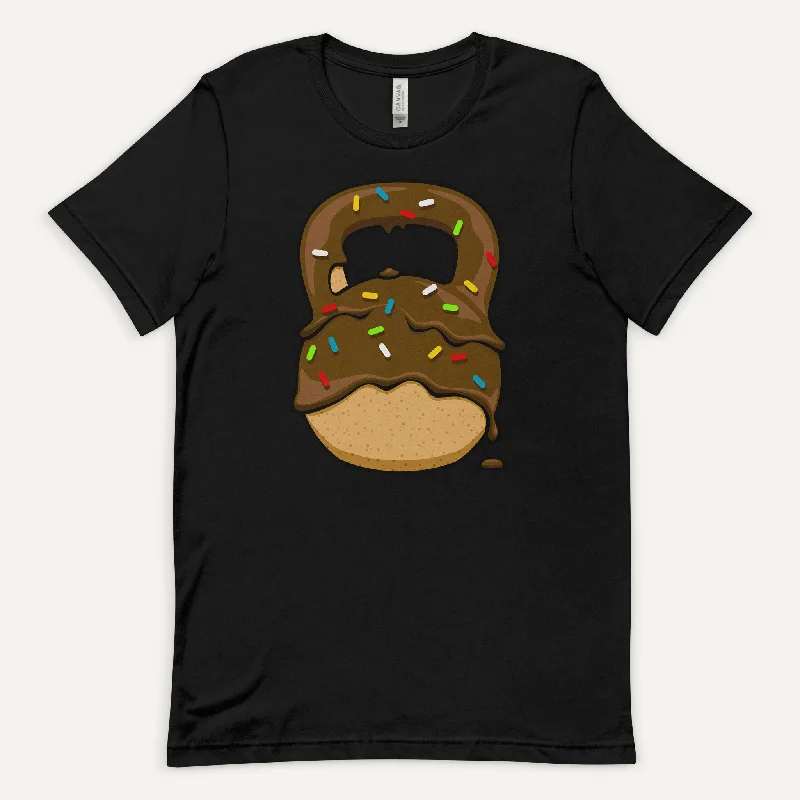 New Deals Chocolate-Glazed Donut With Sprinkles Kettlebell Design Men’s Standard T-Shirt