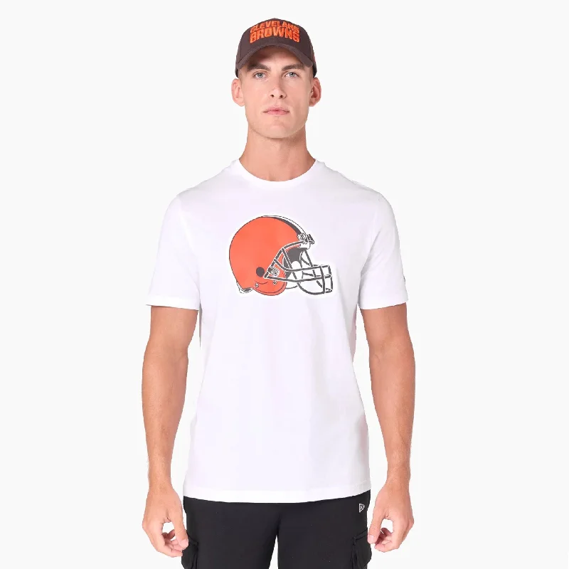 Massive Savings Cleveland Browns NFL White T-Shirt
