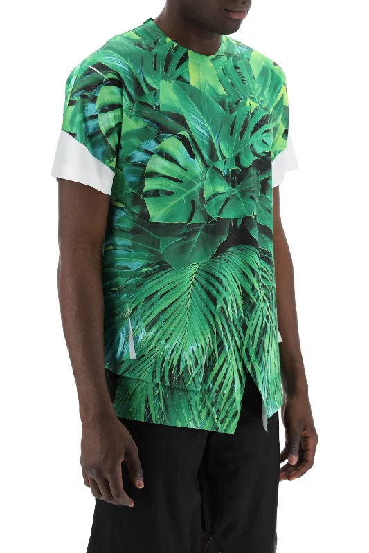 Limited Time Offer Comme Des Garcons Homme Plus Jungle Print T-Shirt With