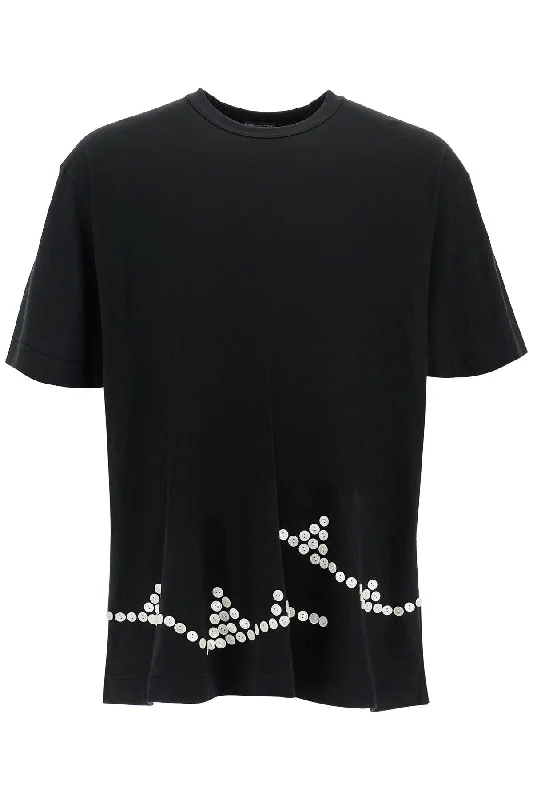 Super Deal Comme Des Garcons Homme Plus Men's Embroide Button-Up T