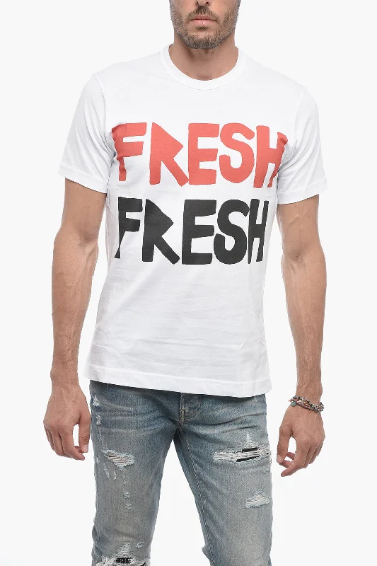 Take Advantage Comme Des Garçons SHIRT Front Printed FRESH Crew-neck T-Shirt