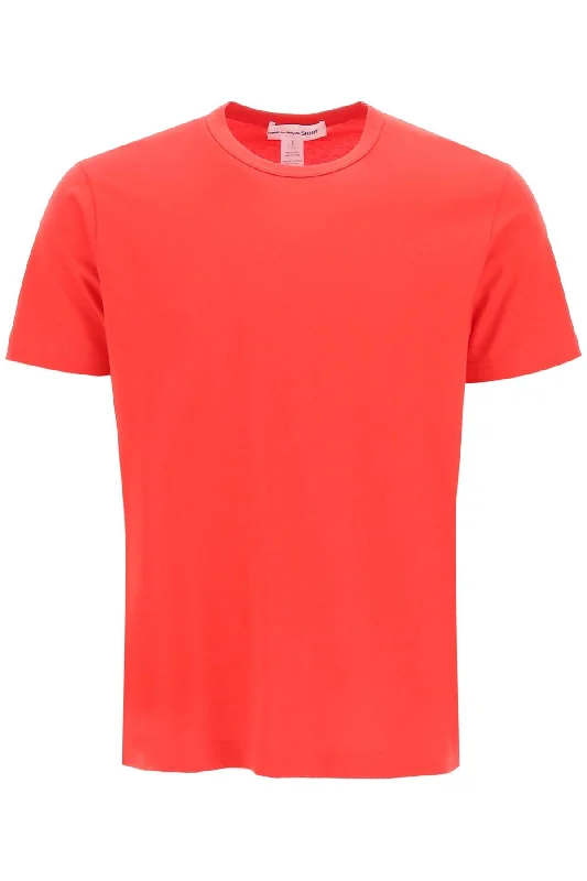 Midnight Sale Comme Des Garcons Shirt Men's Cotton Crewneck T-Shirt