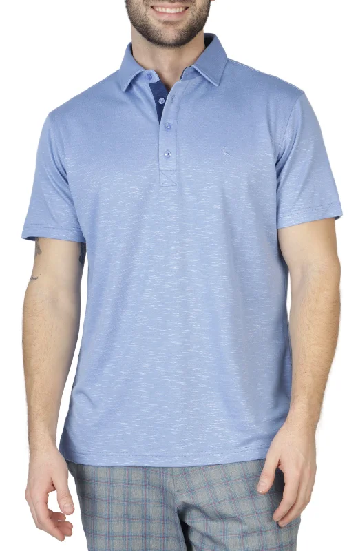 Early Bird Contrast Trim Luxe Pique Polo