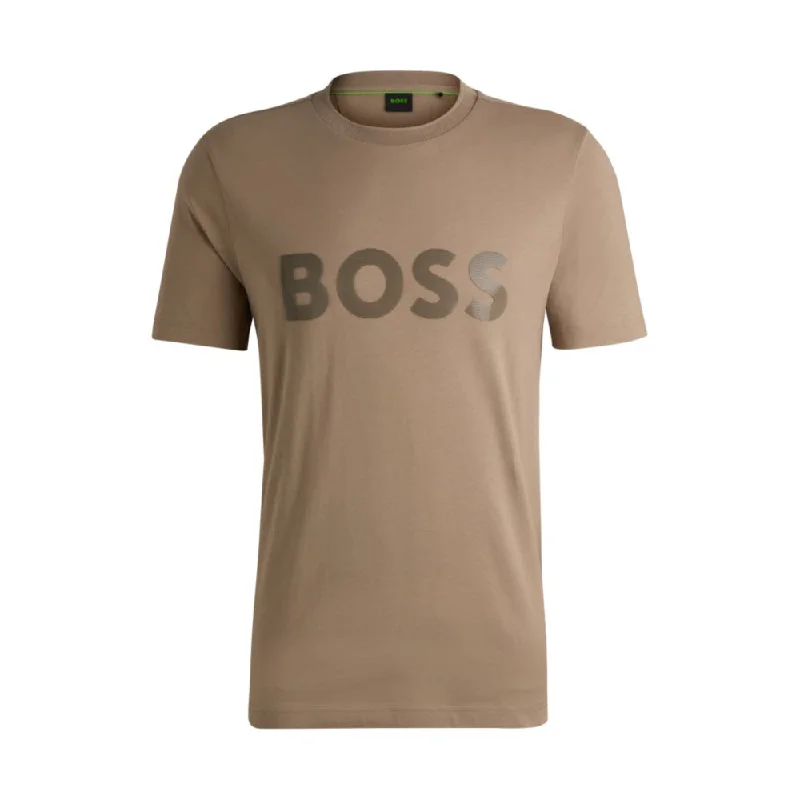 One-Day Only Cotton-jersey T-shirt with mirror-effect logo print