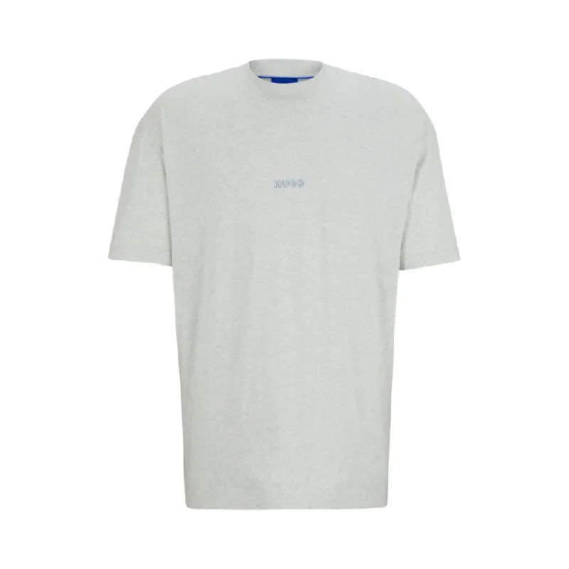 Savings Alert Cotton-jersey T-shirt with outline logos