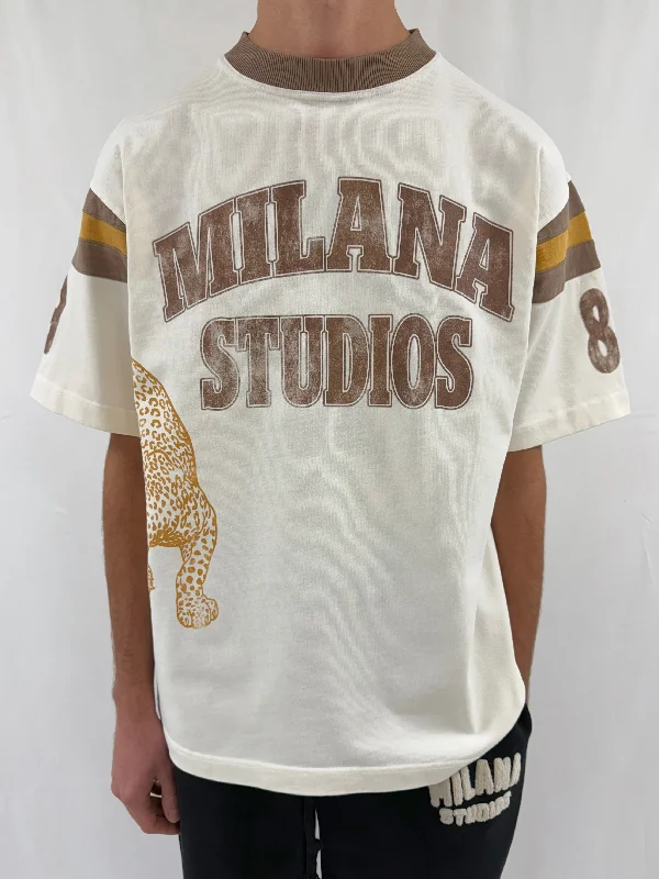 Weekend Deals to Brighten Your Day Cream & Brown Cheetah Heavyweight T-shirt.