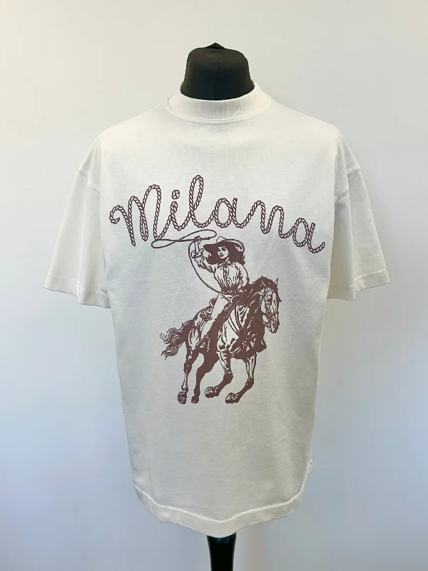 Special Promotion Cream Cowgirl Heavyweight T-shirt.