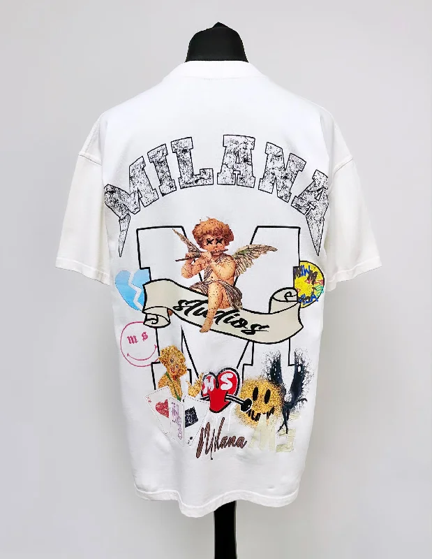 Price Slash Cream Heavyweight Graphic T-shirt.