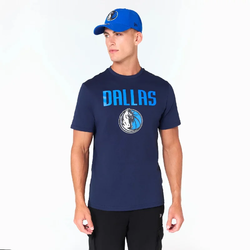 Lowest Prices Dallas Mavericks NBA Navy T-Shirt