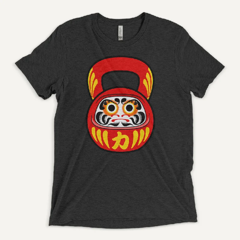 Weekend Steals Await Daruma Doll Kettlebell Design Men's Triblend T-Shirt