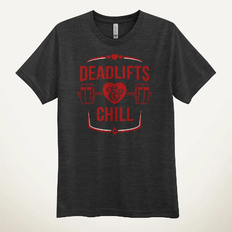 Inventory Reduction Deadlifts And Chill Men's Triblend T-Shirt