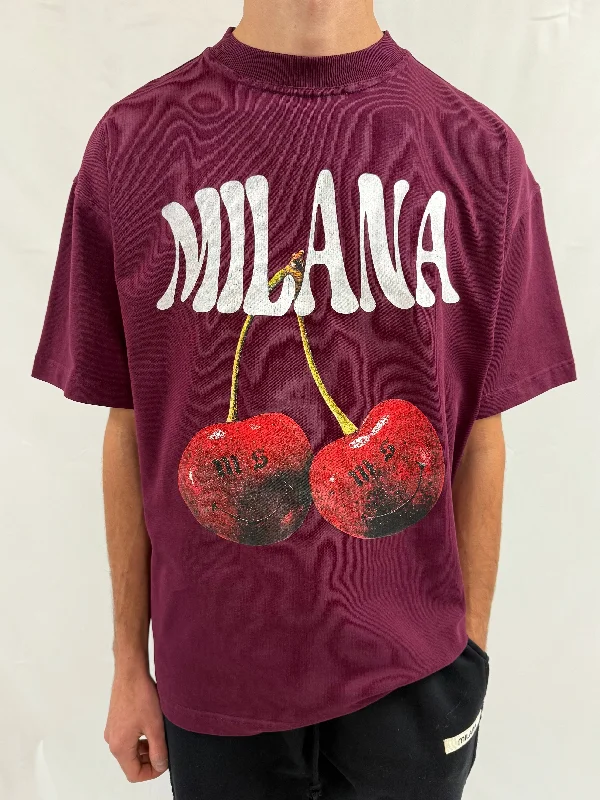 Weekend Specials to Enjoy Deep Burgundy Cherry Heavyweight T-shirt.