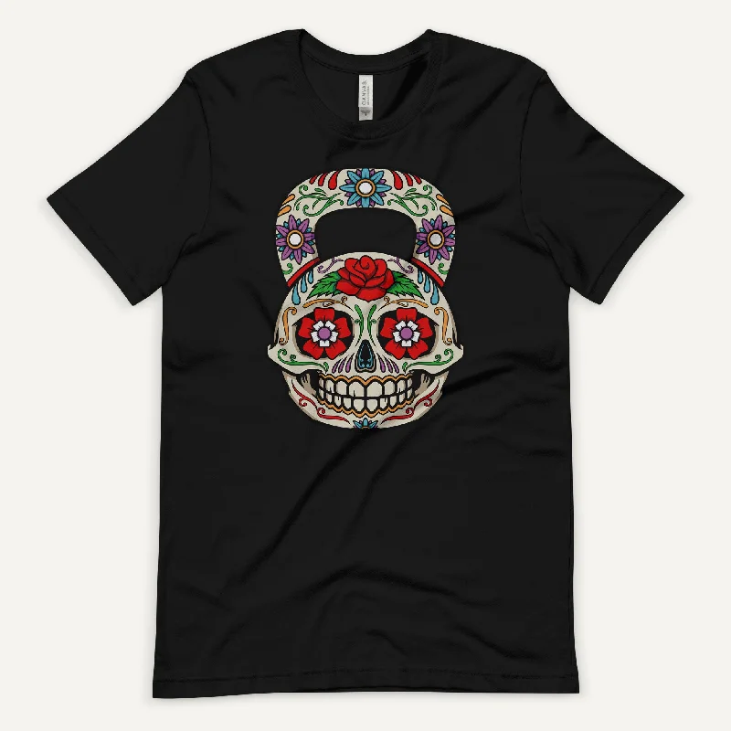 Weekend Bargains to Celebrate Dia De Los Muertos Kettlebell Design Men’s Standard T-Shirt