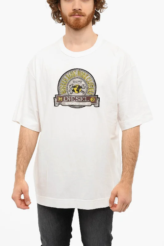 Deal Dash Diesel Crewneck T-BEGGY T-shirt with Debossed Patch