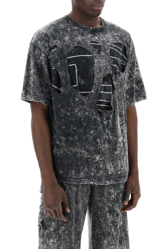 Weekend Special Diesel Destroyed T-Shirt With Peel
