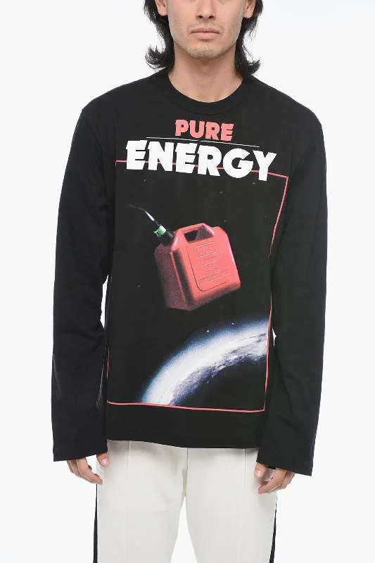 Can't Miss Diesel Printed T-CRANE-LS-G4 Long Sleeved T-shirt