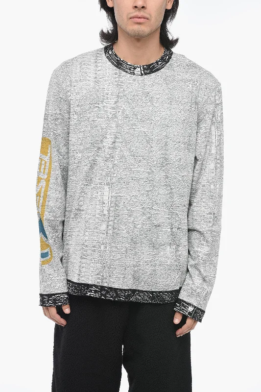 Today's Special Diesel Printed T-CRANESIDE Long Sleeved T-shirt