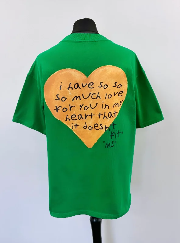 Top Pick Dino Green Love Note Heavyweight T-shirt.
