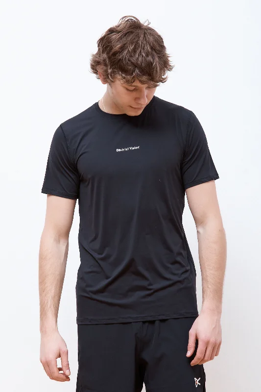 Weekend Discounts to Grab Ultralight Aloe Short Sleeve Tee Black Wordmark