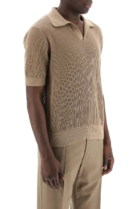 Exclusive Access Dolce & Gabbana Cotton Ribbed Perforated Polo Shirt