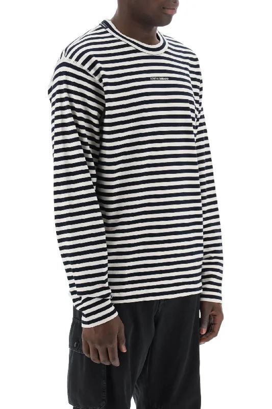 Instant Savings Dolce & Gabbana Long-Sleeved Striped T-Shirt