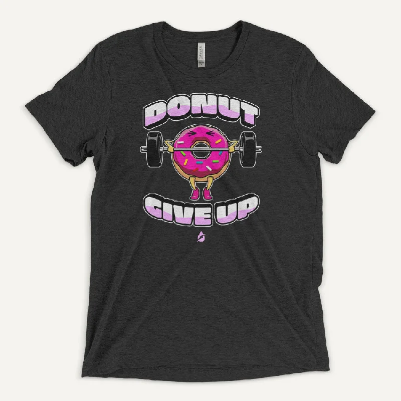 Weekend Deal Donut Give Up Men's Triblend T-Shirt