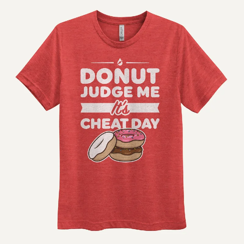 Midnight Sale Donut Judge Me It's Cheat Day Men's Triblend T-Shirt