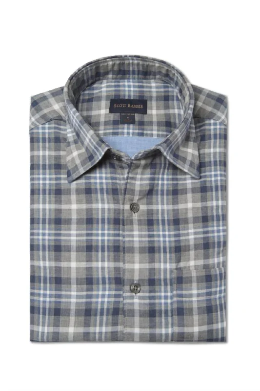 Weekend Offers That Thrill Double Face Casual Plaid In Blue