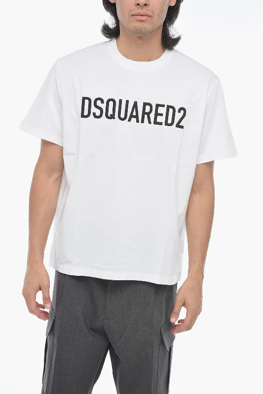 Deal Dash Dsquared2 Box Fit T-shirt with Logo Print
