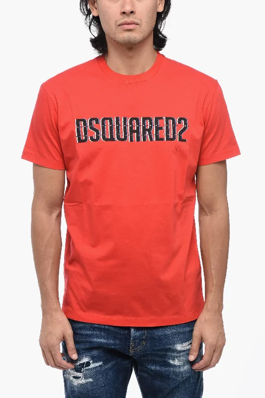 Weekend Deal Dsquared2 Cotton Crew-Neck T-shirt with Logo
