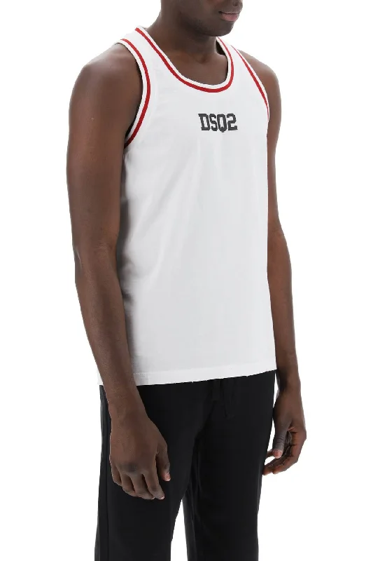 Price Cut Dsquared2 "cotton Dsq2 Cool Tank