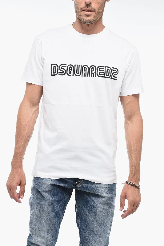 New Deals Dsquared2 Crewneck T-Shirt with Logo Print