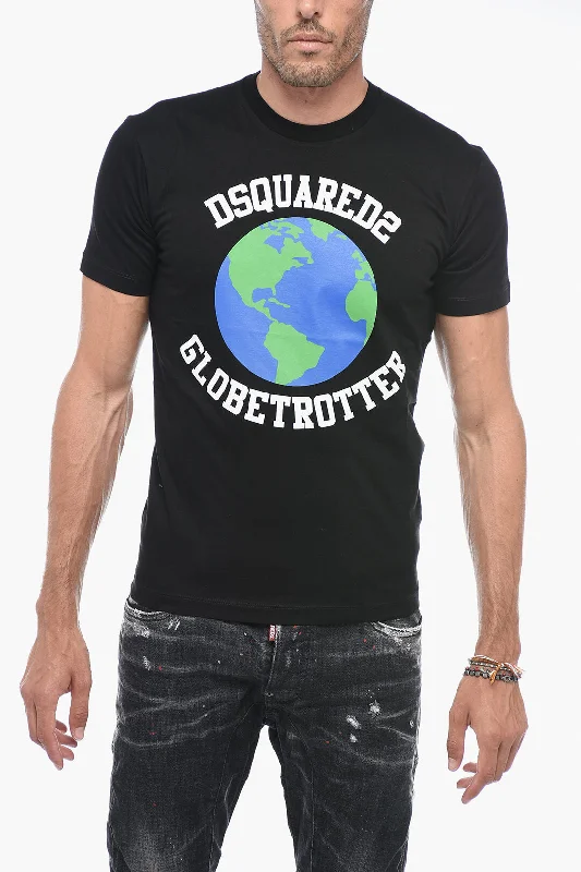 Mega Sale Dsquared2 GLOBETROTTER T-Shirt with Print