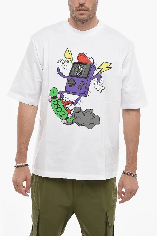 Great Bargain Dsquared2 Loose Fit T-shirt with Graphic Print